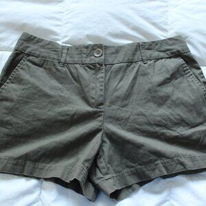 Loft The Riviera Women's Olive Shorts Size 8
